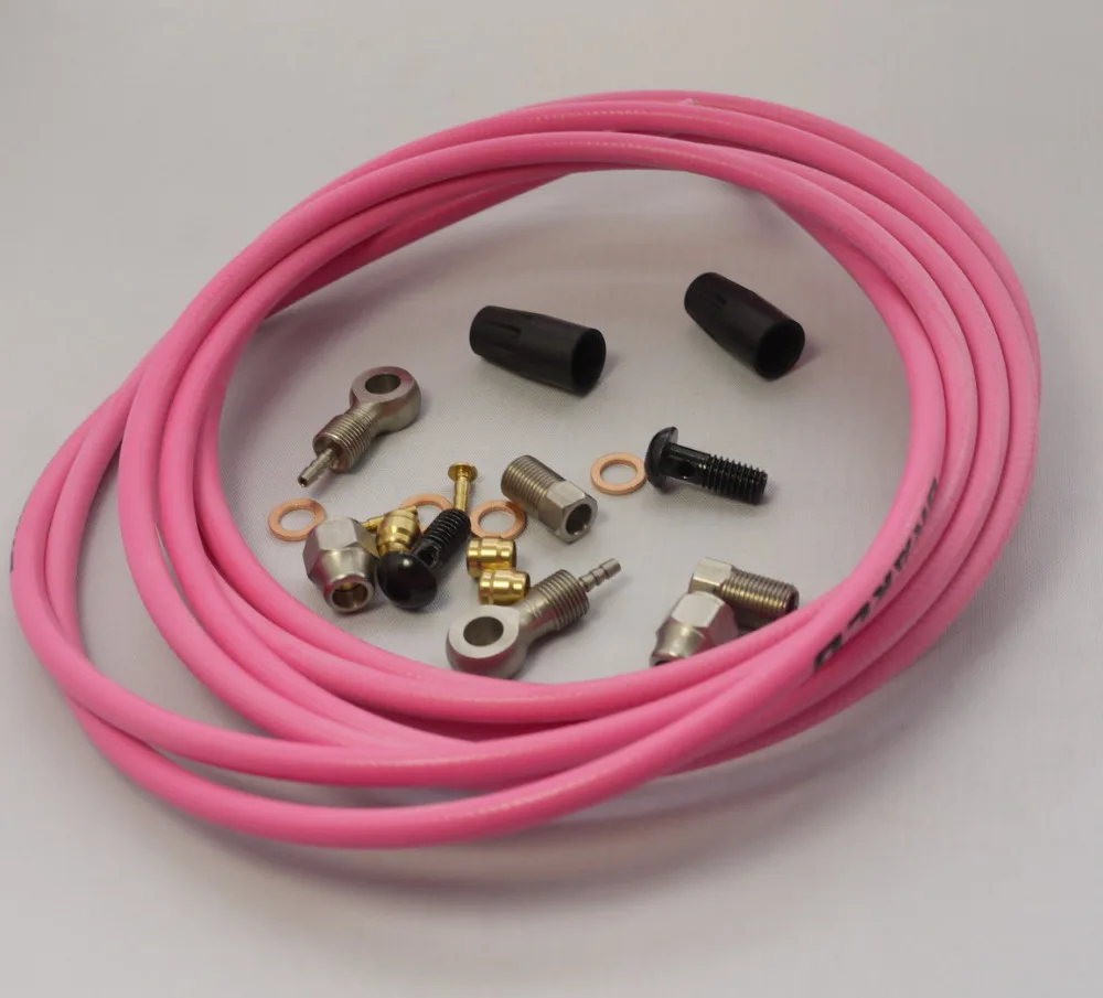 Тефлоновый кевларовый гидравлический шланг комплект костюм AVID JUICY 5 7 CARBON ULTIMATE PINK 300 см