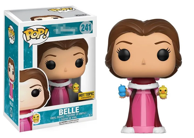 Эксклюзивный FUNKO POP beauty and the Beast-Enchanted Christmas Belle Поющая с птицами Виниловая фигурка Коллекционная модель игрушки