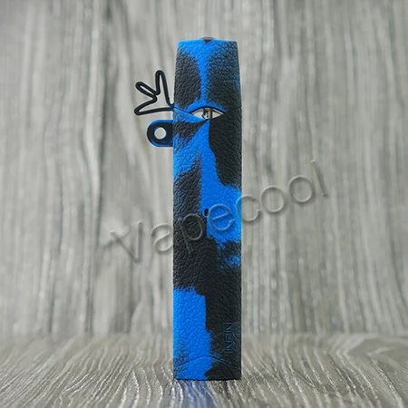 Vape Smok infinix 250mAh pen electronic cigarette Decorate Protective rubber silicone case Cover Sleeve Skin Shield Sticker Wrap - Цвет: Black blue