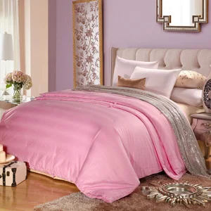 Однотонное короткое одеяло из натурального шелка тутового шелкопряда, стеганое одеяло, летняя зимняя сатиновая хлопковая ткань, размер на заказ - Цвет: 20183392