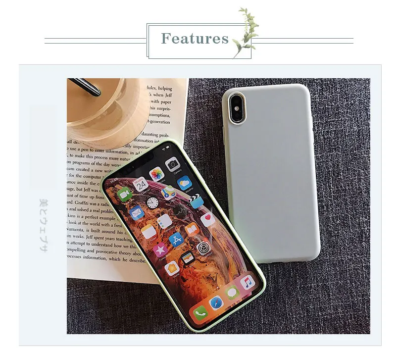 Silicone Candy Color Case For iPhone 8 8plus 7 7 Plus Phone Cases For iFhone 6 s 6s Plus X XR XS Max Cases Cover Coque Capinha (18)