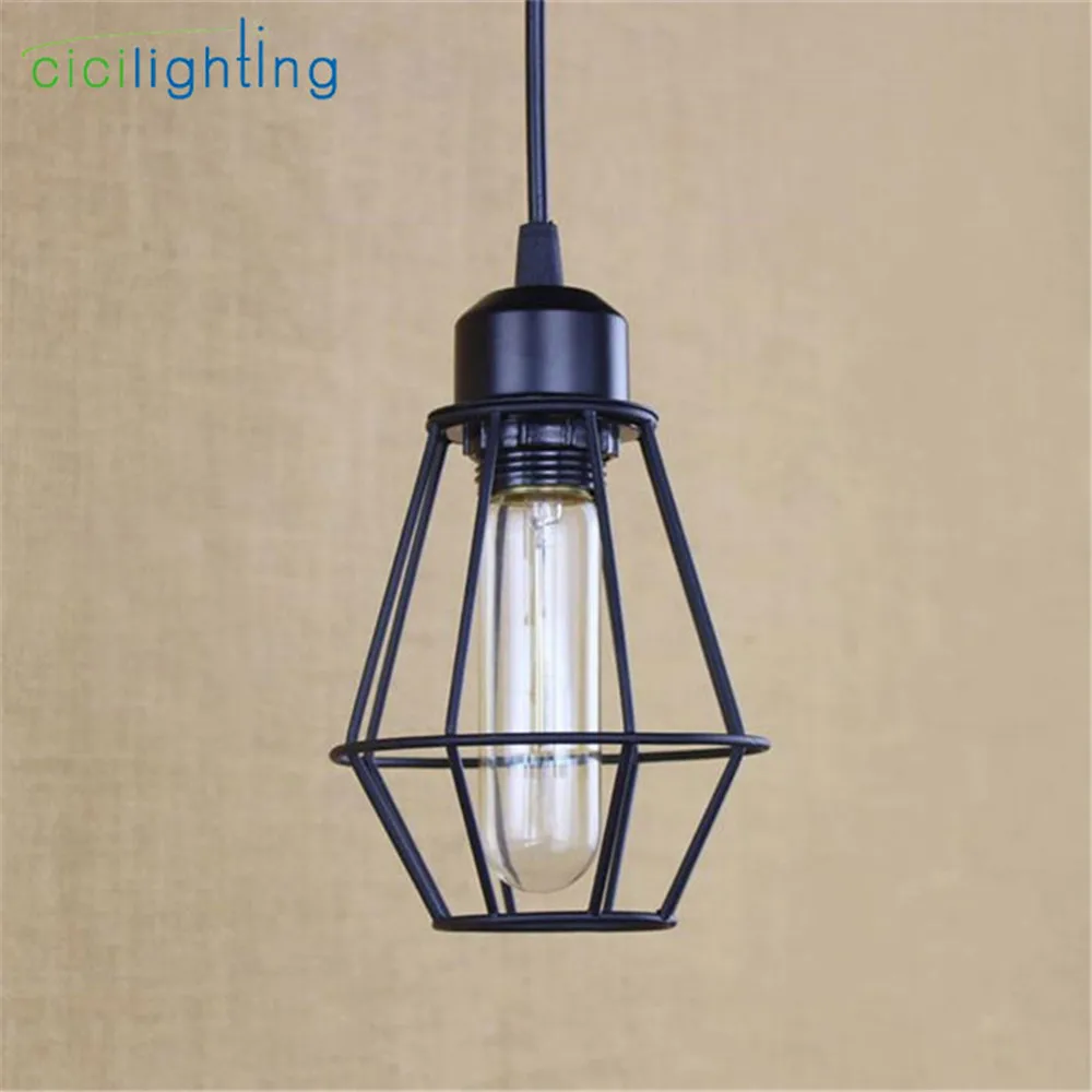 

Vintage Pendant Lamp Edison Bulbs lighting fixture Suspension Luminaire Retro Rope Light Lustres de Cristal Loft Vintage lamp