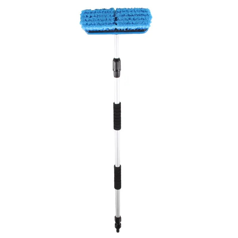 

Multi-funtion Adjustable Length Long Handle Water Brush Soft Brush TPE Soft Plastic Circle Aluminum Alloy Rods Long Brush