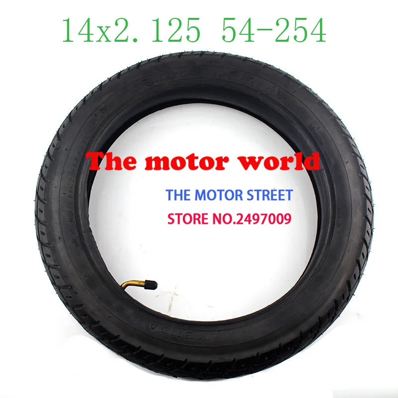 

14 inch wheel Tire 14 X 2.125 / 54-254 tyre inner tube fits Many Gas Electric Scooters and e-Bike 14*2.125 tire 14x2.125