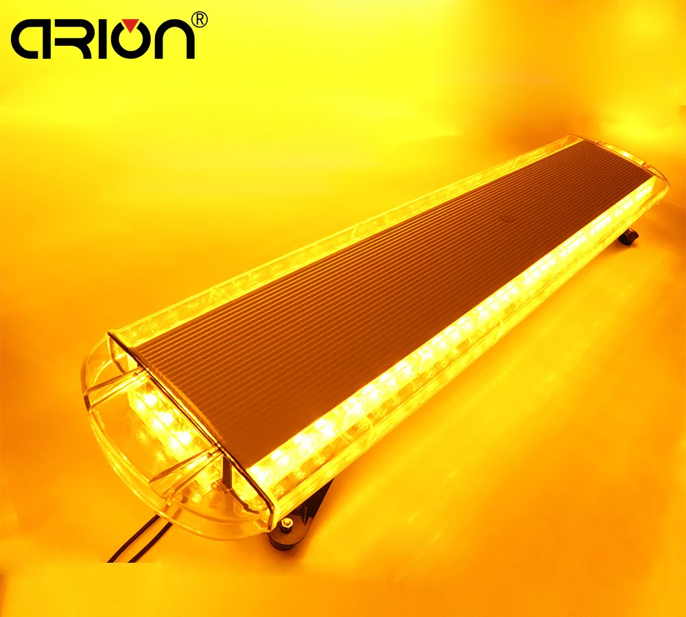 

CIRION 42" 80 LED Strobe Light Bar Fireman Flashing Police Emergency Warning Flash Stroboscope Led Police Lights Amber Yellow