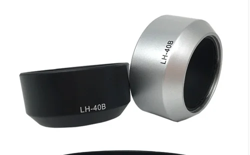 

10PCS Lens Hood Shade for LH-40B Olympus M. Zuiko Digital 45mm F1.8 1:1.8 Lens Silver Black