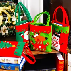 Новогоднее украшение Новый год Детский подарок мешок дома отель Holiday Атмосфера декоративные носок на новогоднюю елку Рождество конфеты Tote