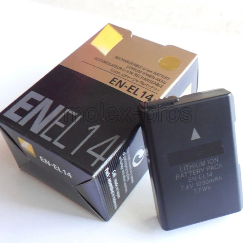 

EN EL14 ENEL14 EN-EL14 camera Battery for Nikon DF D5300 D5200 D5100 D3300 D3200 D3100 P7100 P7700 P7800 P7000 EN-EL14a EL14a