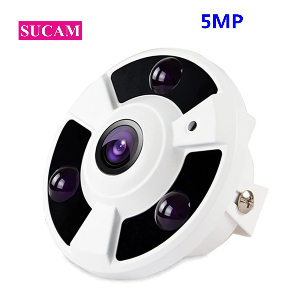 SUCAM Широкий формат 5MP AHD видеонаблюдения Камера 3,6 мм 1,7 мм рыбий глаз Hihg Разрешение аналогового видео Камера с OSD кабель