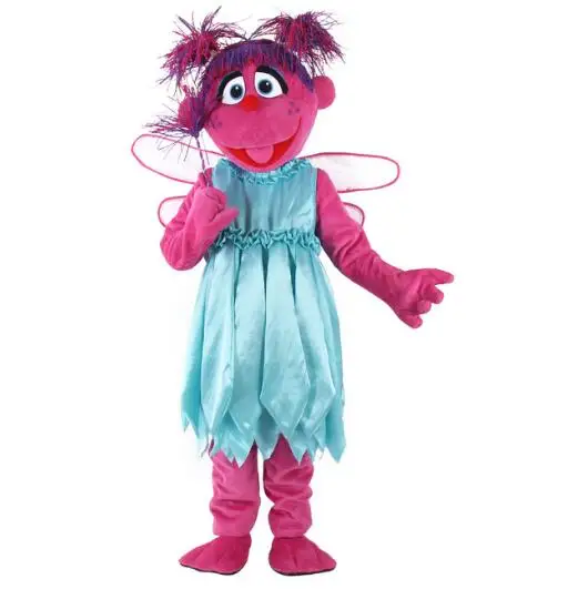 

Abby Cadabby mascot Sesame Street Abby Elmo mascot costume Free Shipping