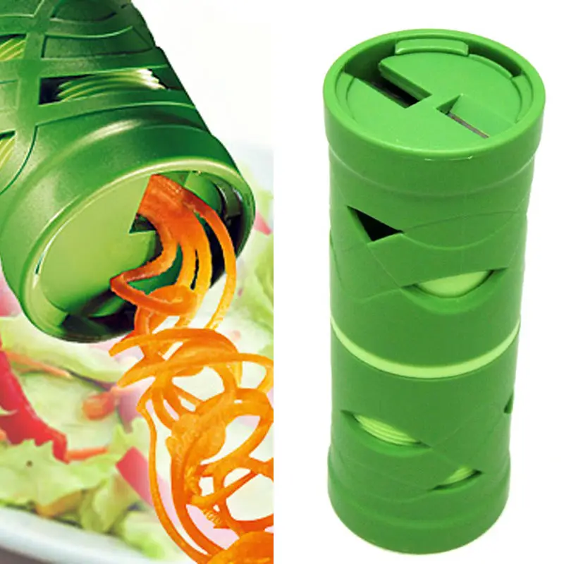 

1pc Manual Shredder Chopper for Kitchen Accessories Vegetable Fruit Salad Cucumber Spiral Cutter Slicer Cooking Tools Gadget