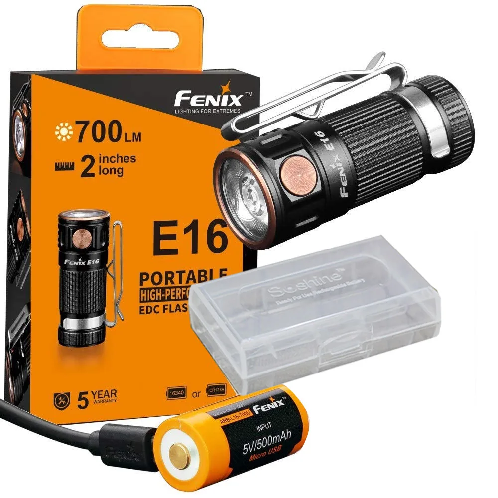 Fenix E16 700 Lumen CREE LED EDC/keychain Flashlight, Fenix ARB-L16-700U USB rechargeable battery цена Fenix E16 700 Lumen CREE LED EDC/keychain Flashlight, Fenix ARB-L16-700U USB rechargeable battery цены онлайн