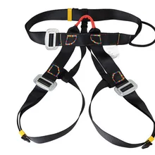 Уличные ремни для скалолазания высокого качества, безопасные ремни для альпинизма, ремни безопасности для бюста, ремни безопасности, черные GM1412