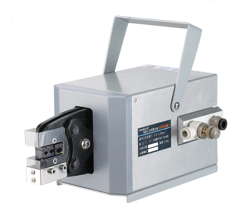 

FEK-20M 2.5T Pneumatic Crimping Plier Terminal Crimping Machine with A30J Die Set