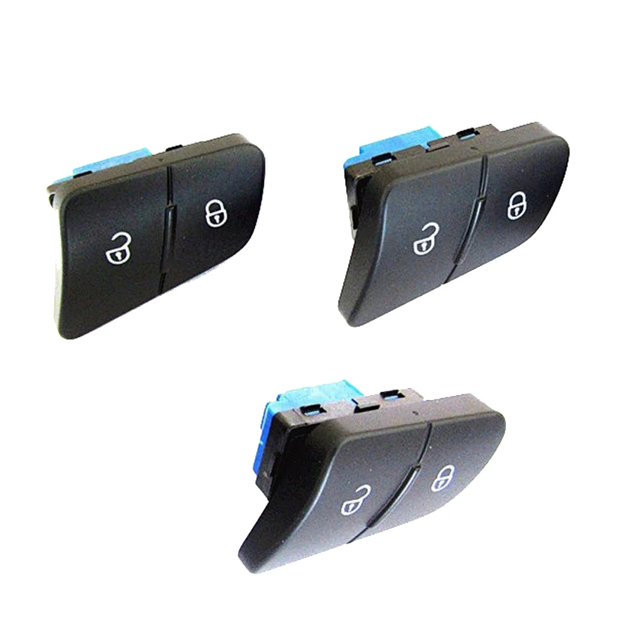 TUKE OEM 5Pieces Driver Side Door Front Left Locking Switch control Switches For VW Passat B6 3C