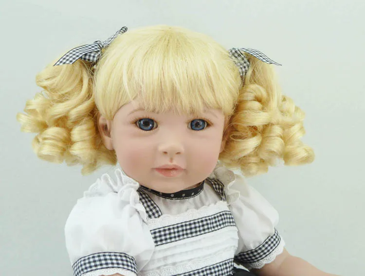 

Adorable Vinyl silicone reborn baby girl dolls 20" 51cm bebe gift reborn boneca menina baby toddler newborn dolls toys
