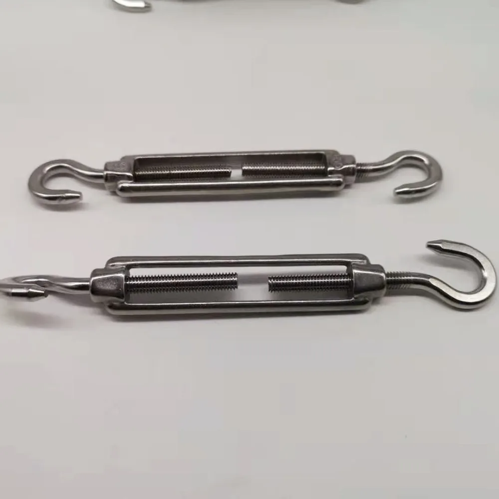 

10pc Fence wire tensioner M6 turnbuckle with hook and hook