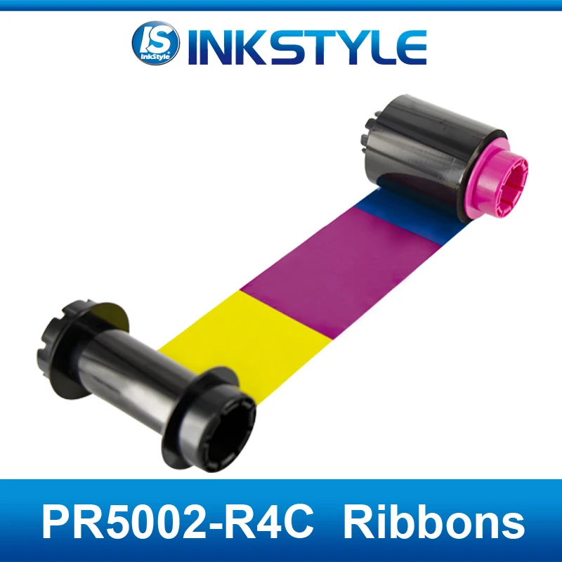 Generic NISCA Retransfer Ribbon PR5002-R4C YMCK 500 изображения и PR5002-RI1 пленка 500 печать для использования в PR-C201 принтере