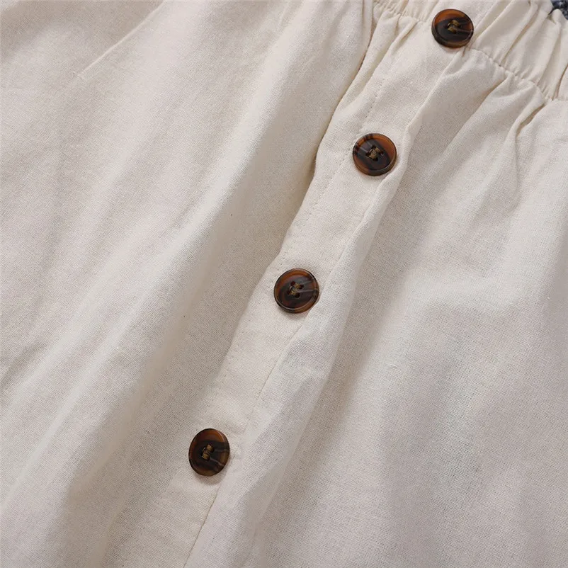 New Fashion 2018 Summer style skirts womens casual Bohemia High Waist Line Button Beach Wrap Maxi Long Skirt Femme Saia Y04#N (13)