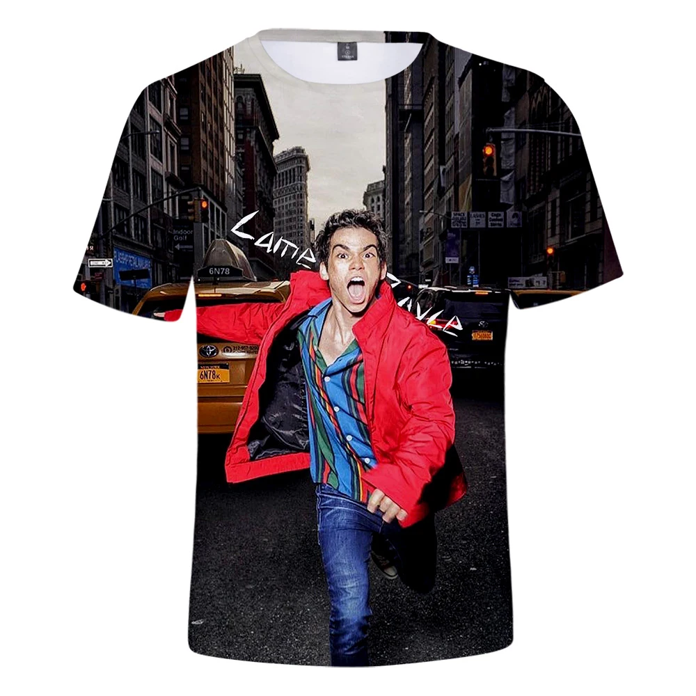 2019 Newest 3D Print cameron boyce Cool T-Shirt Men Short Sleeve Summer Tops T Shirt Tshirt Male Fashion T-shirt maleXXS-4XL