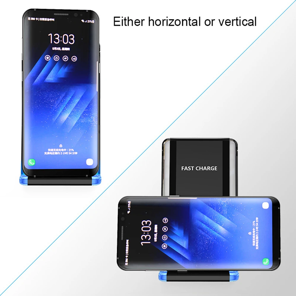 QI Wireless Charger For HUAWEI P30 Pro Mate 20 Pro IPhone X XR XS Max 8 8Plus Samsung Note 8 9 S10e S10+ S9 S9+ 7 Quick Charging