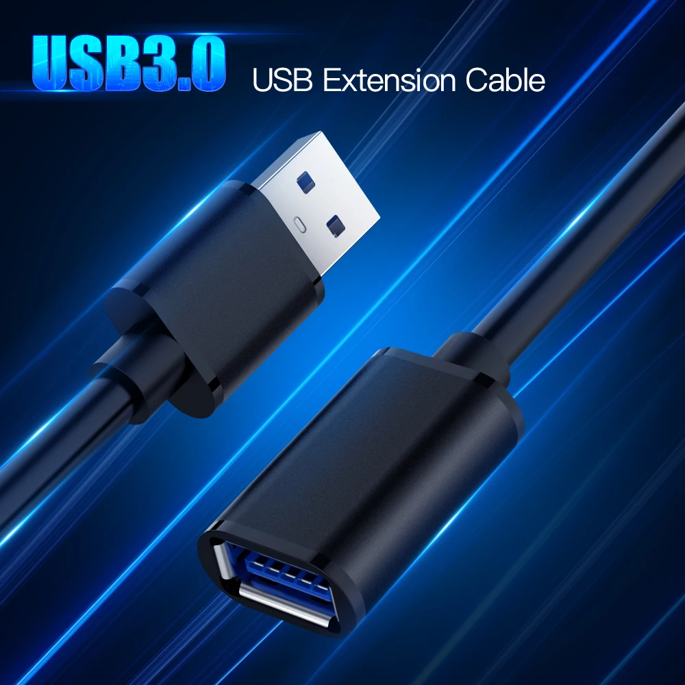 USB кабель-удлинитель USB 3,0 кабель для Smart tv PS4 Xbox SSD мышь USB3.0 2,0 удлинитель Кабель для передачи данных