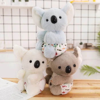 

Koala wearing a diaper very cute Plush toy Small animals Suitable for children to play Soft doll Holiday gift
