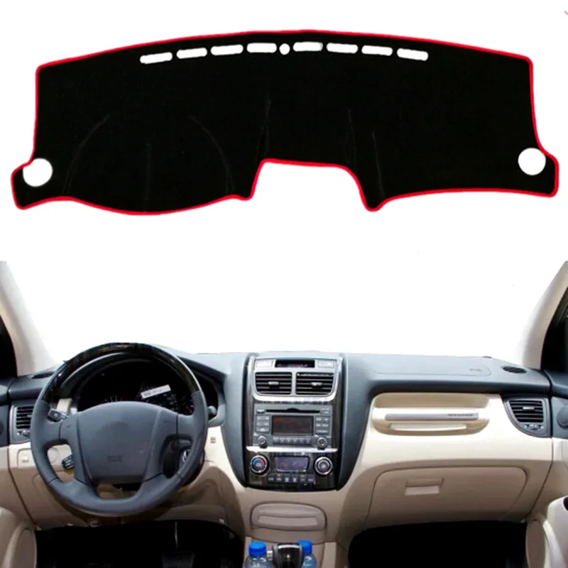 

Car Dashboard Mat Cover Pad Sun Shade Instrument Protect Cover Carpet Accessories For Kia Sportage 2005 2006 2007 2008 2009 2010