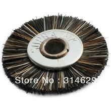 Инструменты для изготовления ювелирных изделий, инструменты для полировки зубов, коричневые конские волосы(средние), расмонтированная щетка для полировки ювелирных изделий, 144 шт./упак