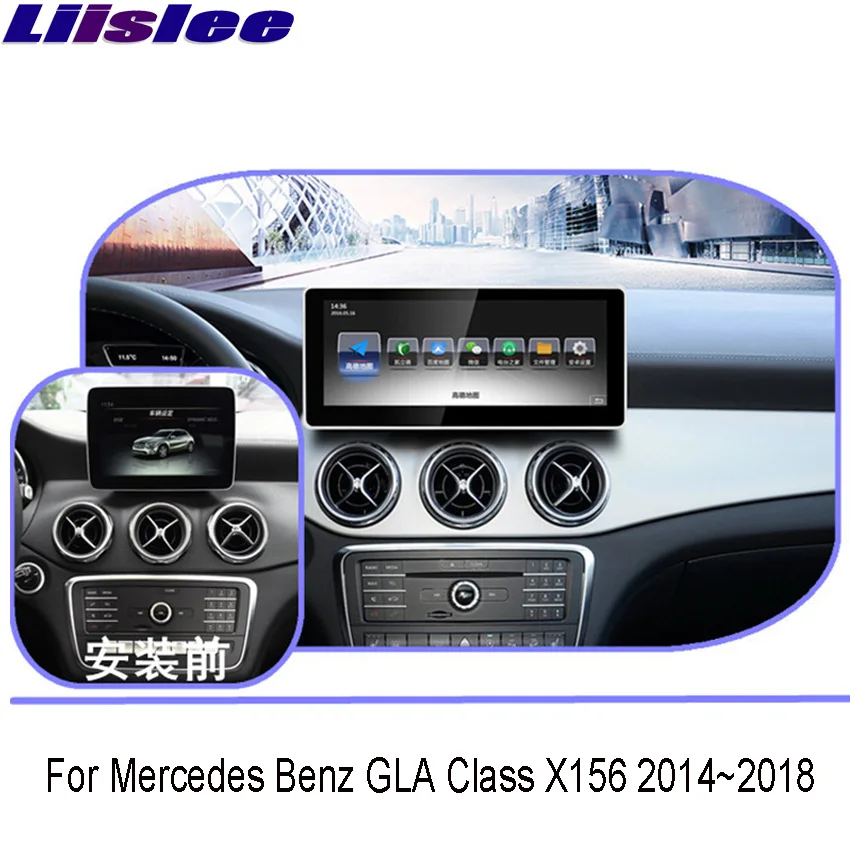 Clearance Liislee 10.25" Android For Mercedes Benz MB GLA Class X156 2014~2018 GPS Navigation radio stereo dash multimedia player 1