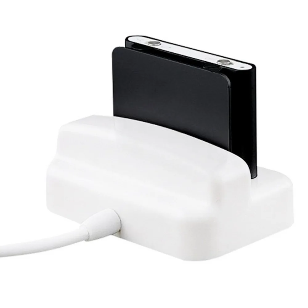 MP3 и MP4 белый пластиковый USB зарядное устройство и синхронизация Замена держатель док-станции для Apple для iPod 2 2-го 3 3-го поколения 2G