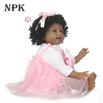 

22 Inch Doll Reborn Full Vinyl Babies Doll For Girls 55 CM Realistic Soft Alive Reborn Baby Doll For Kids Playmate