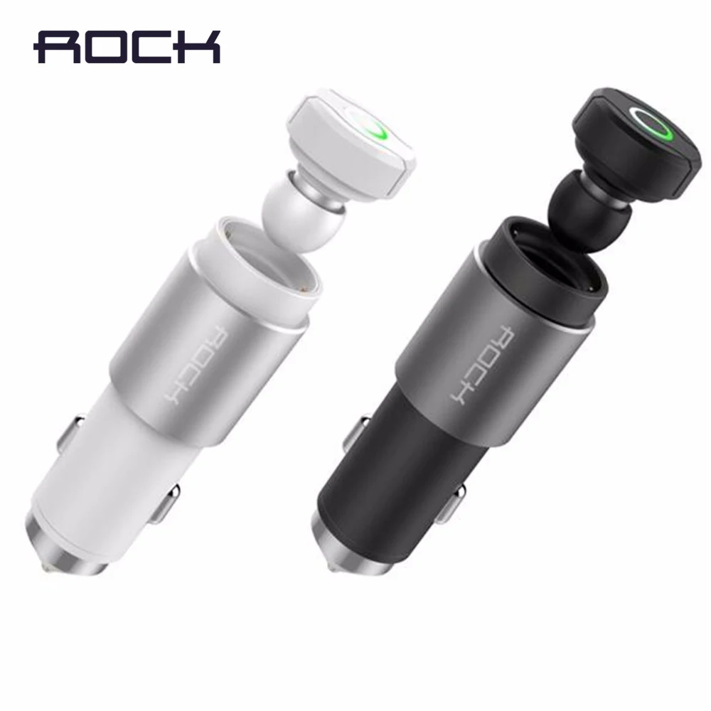 ROCK Wireless Bluetooth earphone& Hammer Car Charger Bluetooth headset