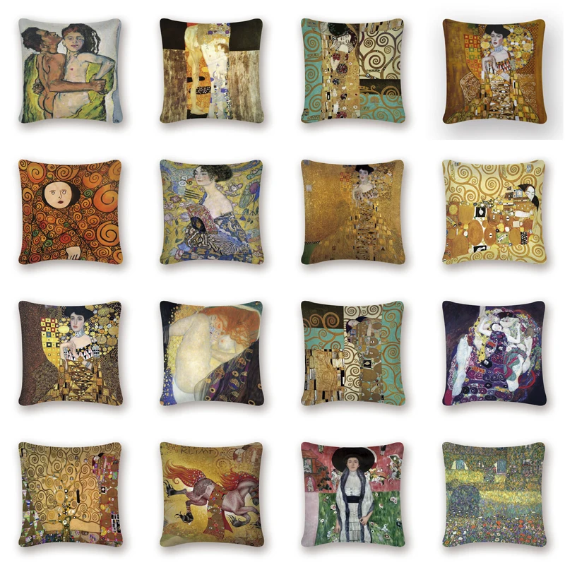 klimt pillows