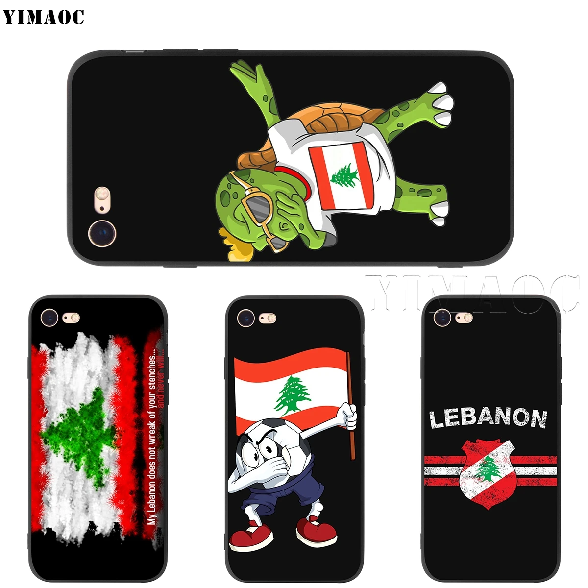 Мягкий силиконовый чехол YIMAOC lebanan Flag для iPhone 11 Pro XS Max XR X 8 7 6 6S Plus 5 5S SE