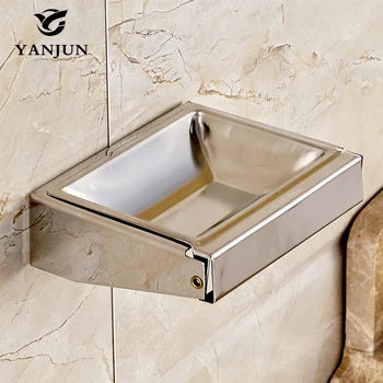 

Yanjun Wall-mounted Stainless Steel Cigarette Ashtray Reversible Metal Ashtray Bathroom Shelves YJ-7633