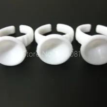 500 шт/партия маленькая кольцевая чашка одноразовая бровь для чернильница для тату Перманентный макияж держатель для губ чашка