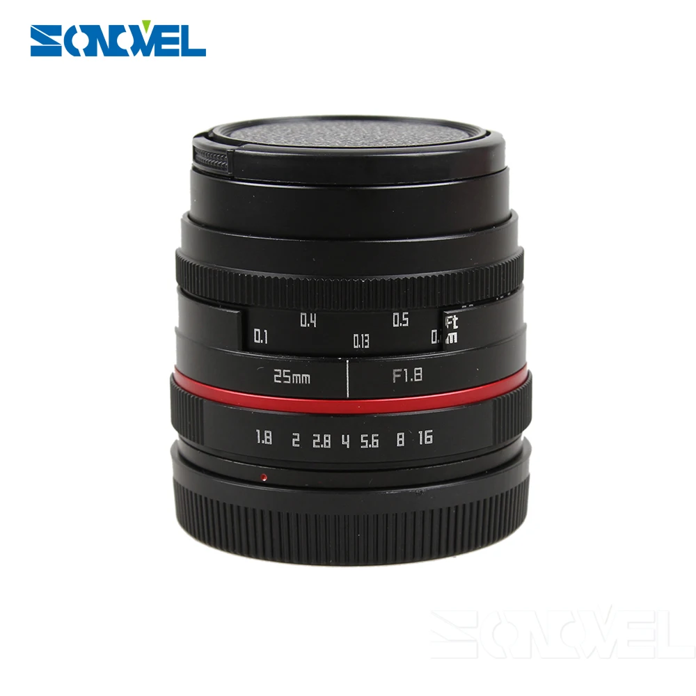 25 мм 25 F1.8 руководство Широкий формат объектив+ 49 мм Металл Наклонная вентилируемый бленда для Canon EOS M m2 m3 M5 M6 M10 M100 беззеркальных Камера