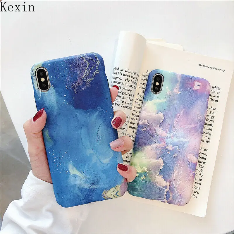 

Kexin For Huawei P20 Lite P30 Pro Case Dream Galaxy Starry sky Pattern For Huawei Mate 20 Nova4 Honor V20 Floral Hard Phone Case