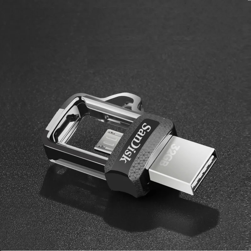 SanDisk OTG 32GB USB Flash Drive 64GB 128GB Ultra Dual Drive 16GB 3.0 USB Pendrive USB Stick Android Phone Metal USB Pen Drive
