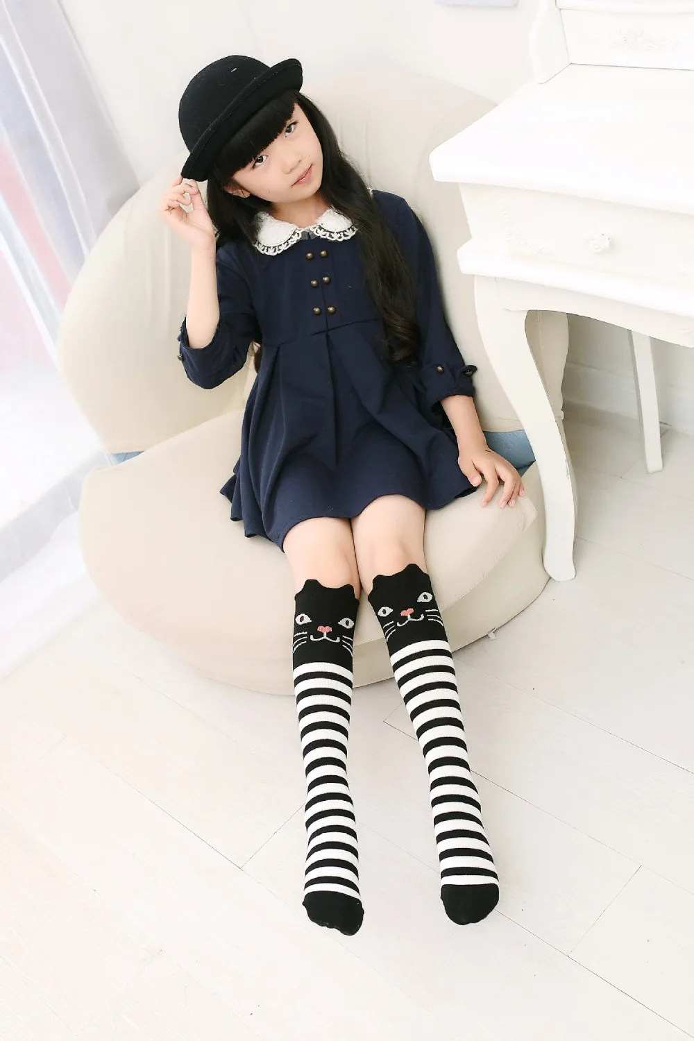 1 Pair Girls Stockings Baby Kids Children Spring Autumn Winter Leg Warmer Knee Pad High Dance Tights Ballet Toddlers Clothes