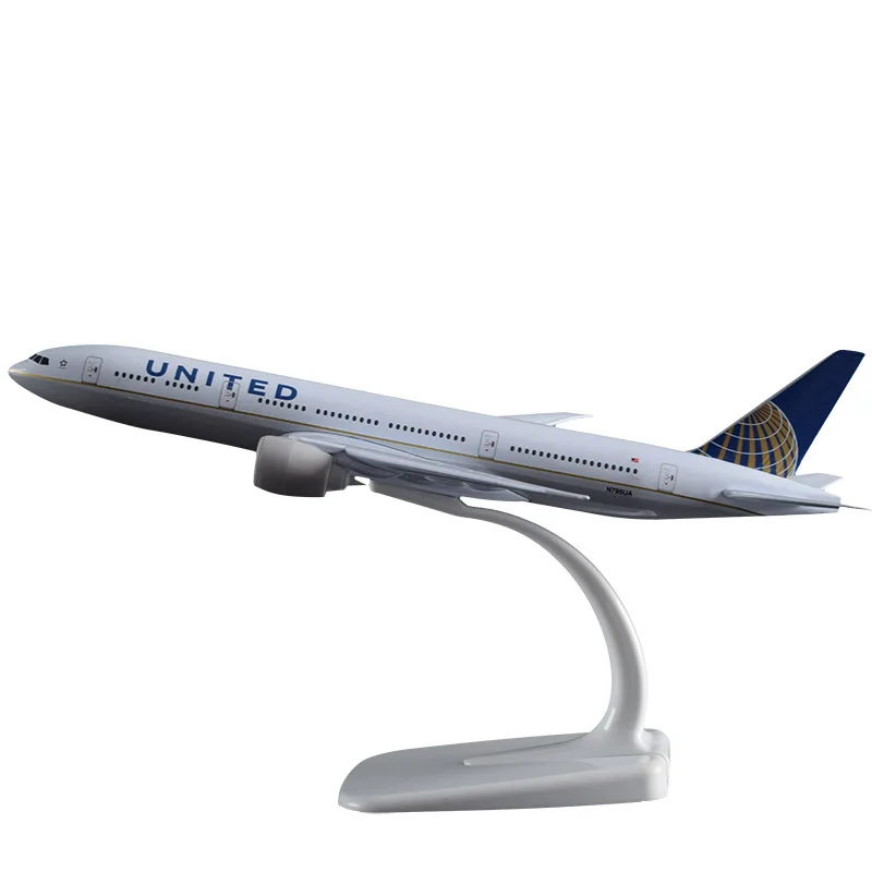 20 см Boeing 777 United Airline модель B777 Америка Соединенных Штатов Америки самолет Аэробус