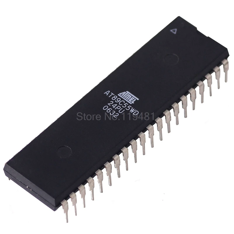 

AT89C55WD-24PU 8051 89C Microcontroller IC 8-Bit 24MHz 20KB (20K x 8) FLASH 40-PDIP
