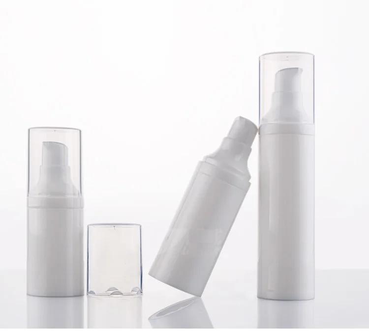 120x 50ml White Airless Pump Lotion Bottle,Airless Container,Cosmetic