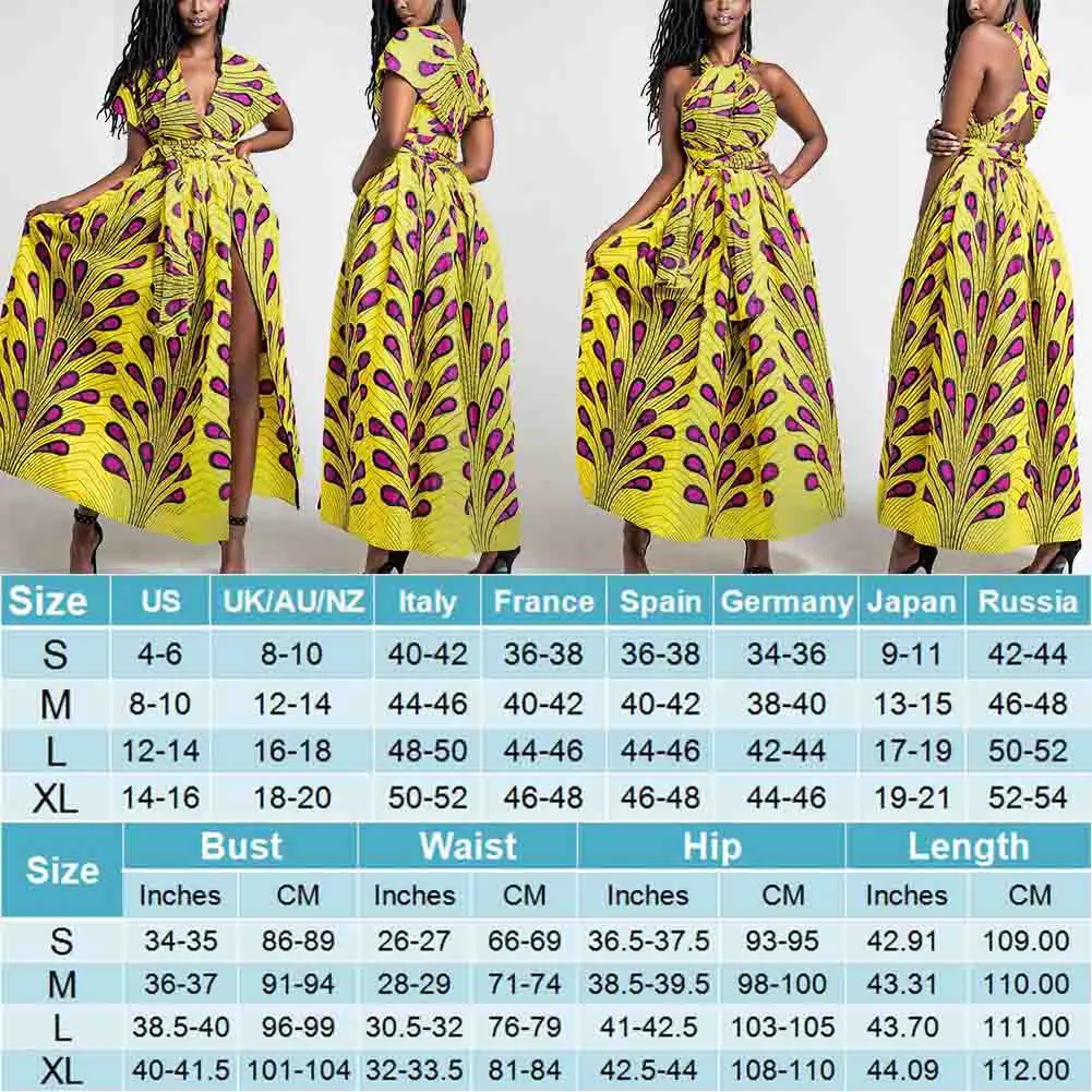 Kureas, Африканское платье Дашики, Национальный принт, этническое, летнее, мульти-полосное плечо, длинное платье, элегантное, Vestidos, макси платье