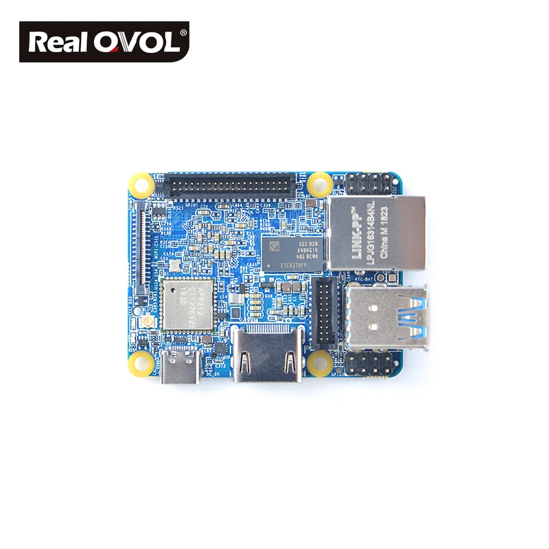  RealQvol FriendlyARM NanoPi NEO4 1GB DDR3 Rockchip RK3399 a bordo un Wi-Fi/BTmodule apoya Android E