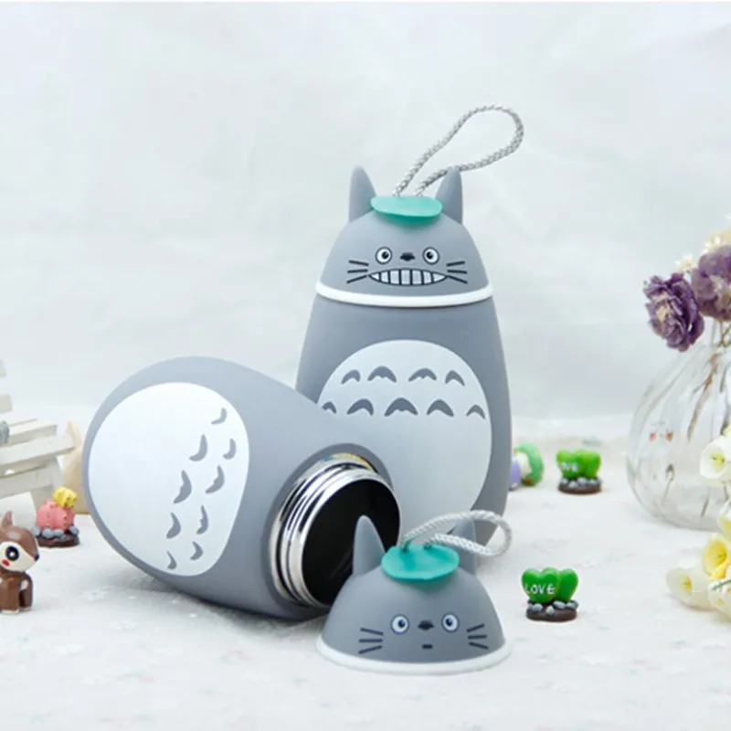 2pcs-set-Anime-My-neighbor-Totoro-Insulated-Cup-Cute-Totoro-Stereoscopic-Stainless-Steel-Mug-Students-Thermos (2)