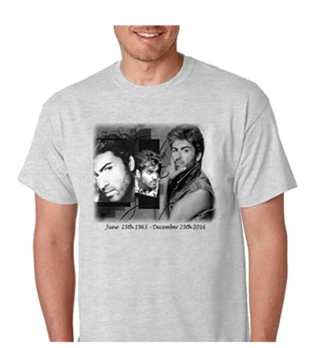 

Gildan George Michael Choose Life T Shirt Wham Band Tshirts Tribute Tees