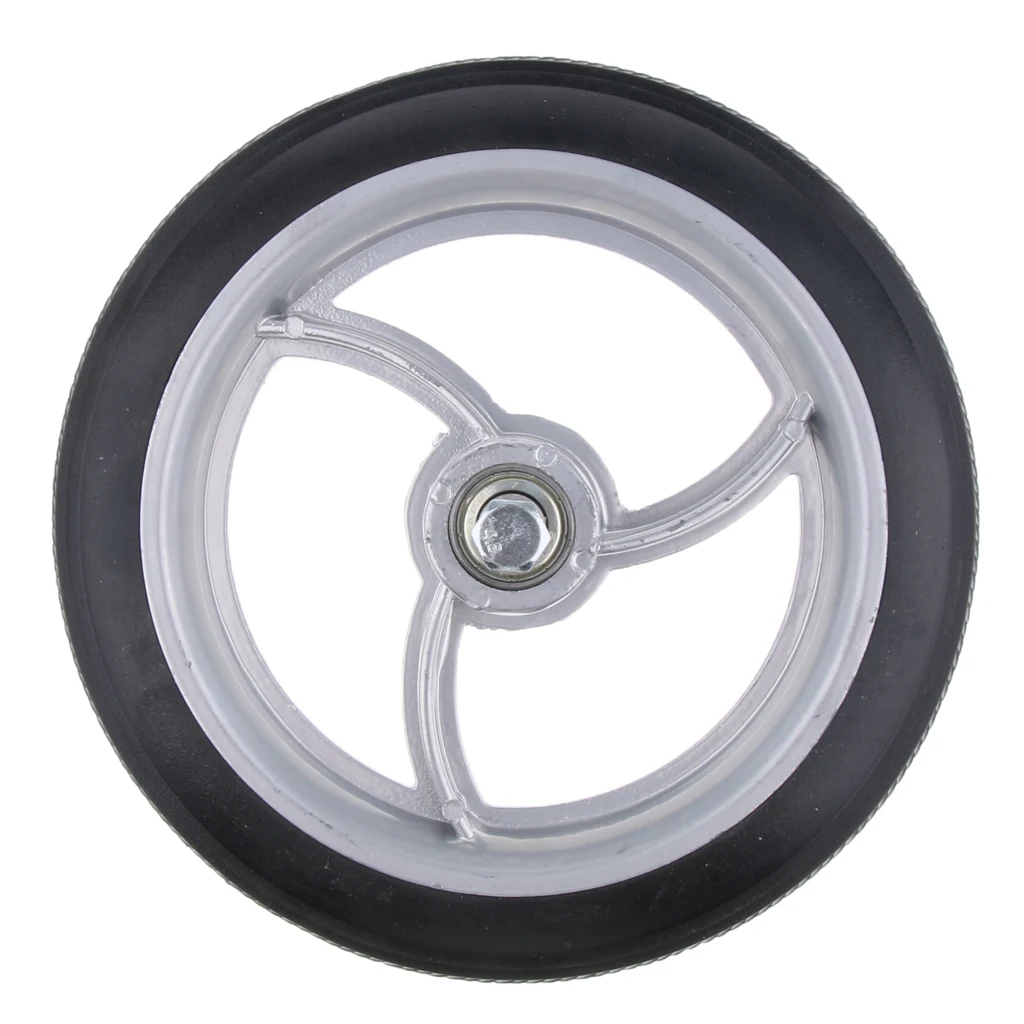

Alloy Wheelchair Front Castor Wheels Replacement Part Tool Gray 7inch