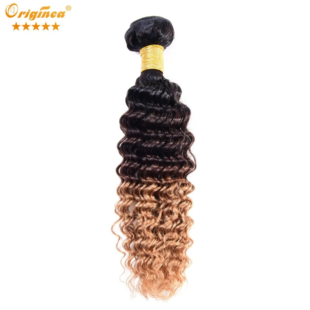 

7A Brazilian Deep Wave Virgin Hair 16 Bundles Deep Wave Human Hair Weave 1B/4/27 Cheap Unprocessed Deep Wave Brazilian Hair Weft